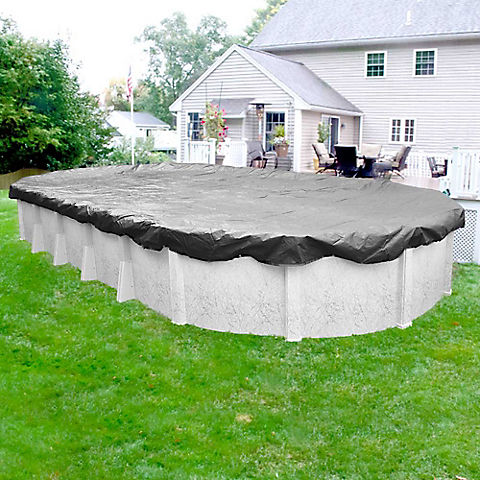 Robelle Platinum 15' x 30' Solid Aboveground Pool Winter Cover - Silver/Black