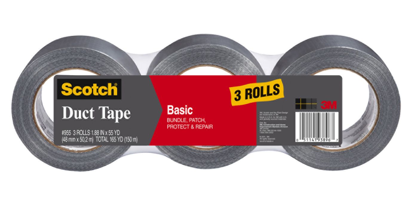 3 x 60 yds Silver Duct Tape | Tape, Packing Tape, Packaging Tape | Duct Tape