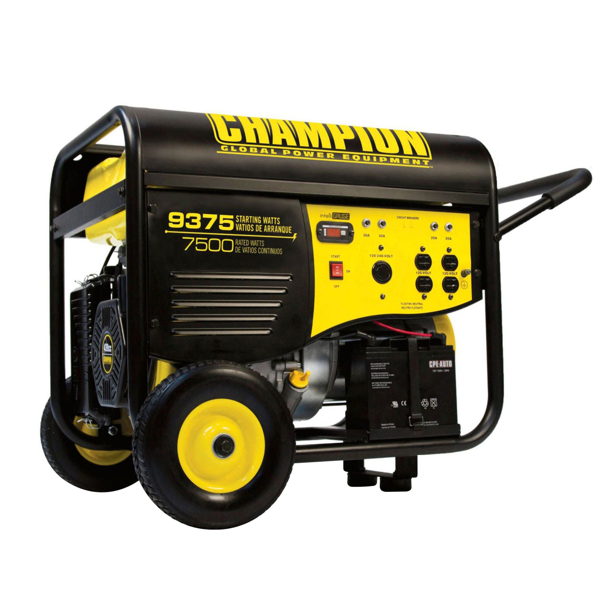 Champion Power Equipment 9 375w Peak 7 500w Bjs Wholesale Club