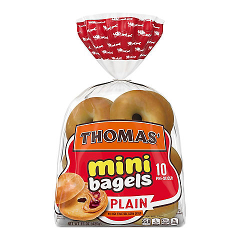 Thomas' Plain Mini Bagels, 10 ct.
