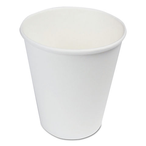 Boardwalk 8-Oz. Paper Hot Cups, 1,000 ct. - White