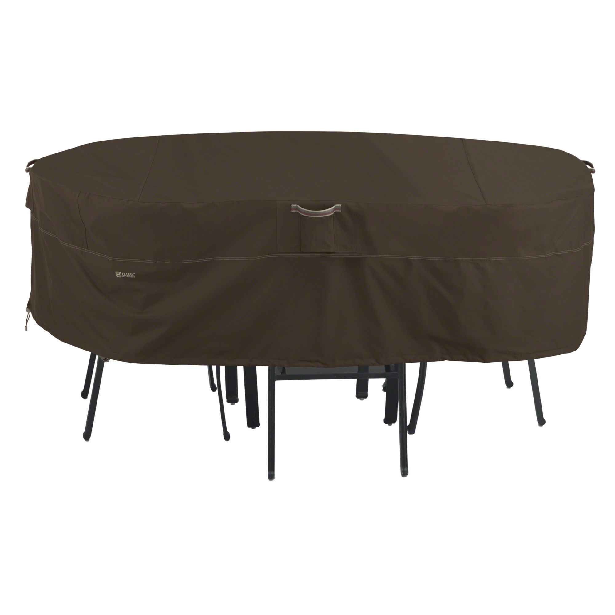 Large round best sale patio set cover