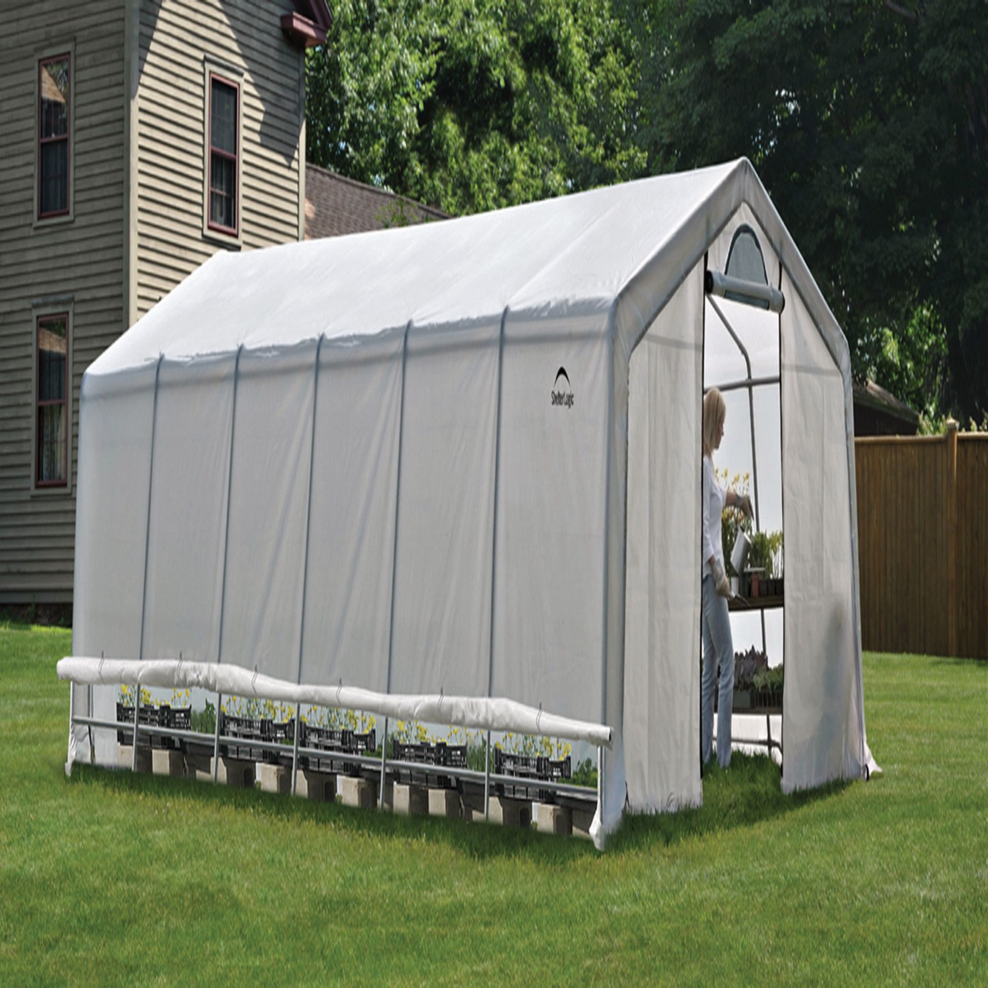 ShelterLogic GrowIt 12' x 24' x 8' Heavy-Duty Greenhouse BJ's Wholesale  Club