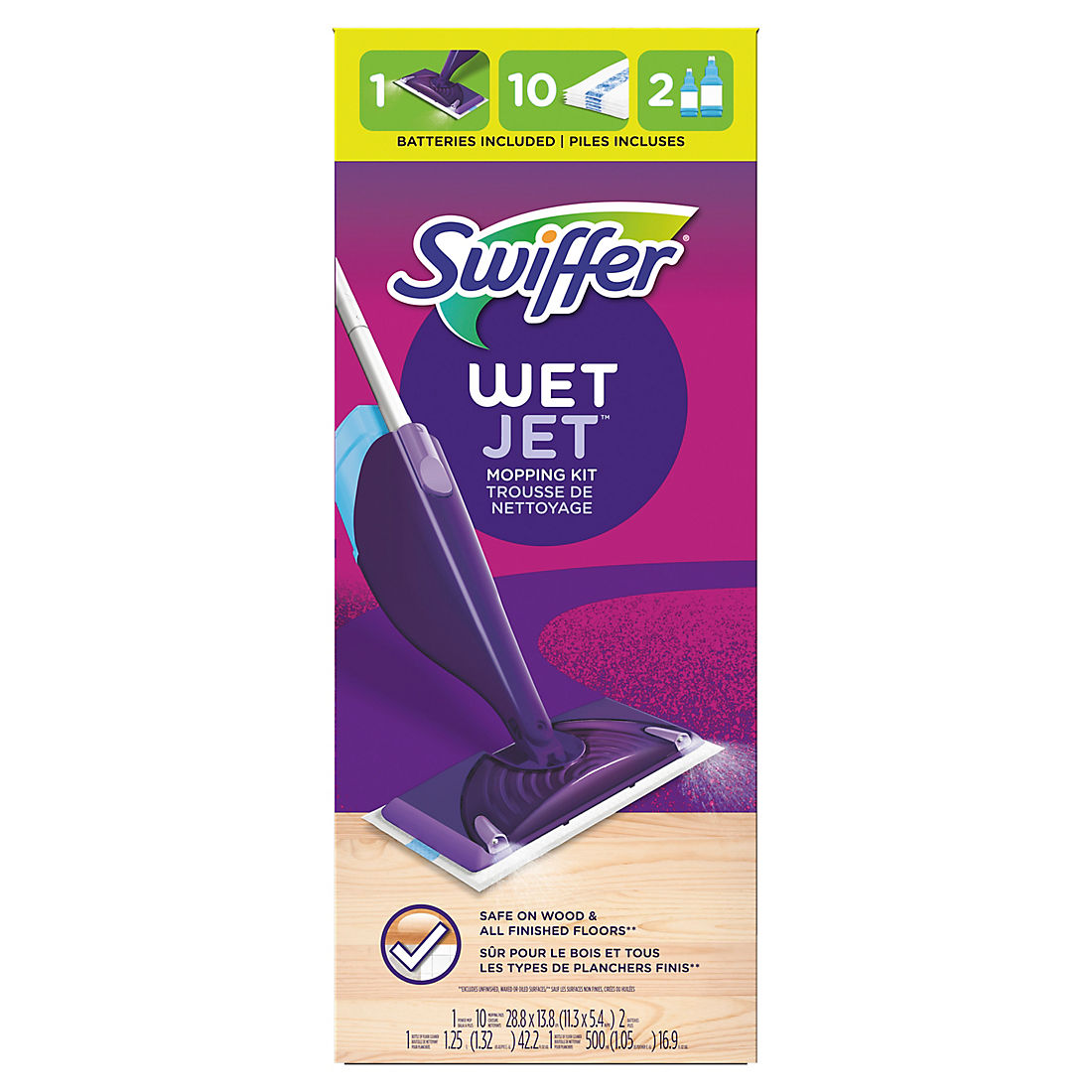 Swiffer Wetjet Hardwood Floor Spray Mop, Is Swiffer Wet Safe For Hardwood Floors