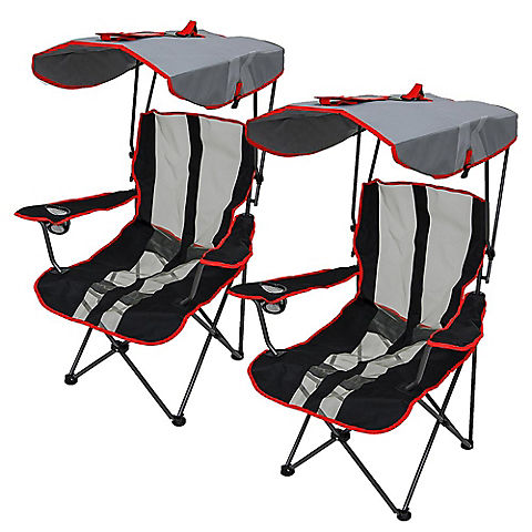 Kelsyus Premium Canopy Chairs, 2 pk. - Red