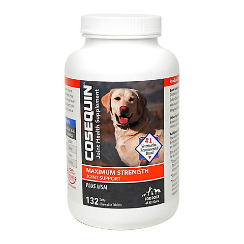 Cosequin Plus MSM Joint Health Supplement for Dogs, 132 ct.