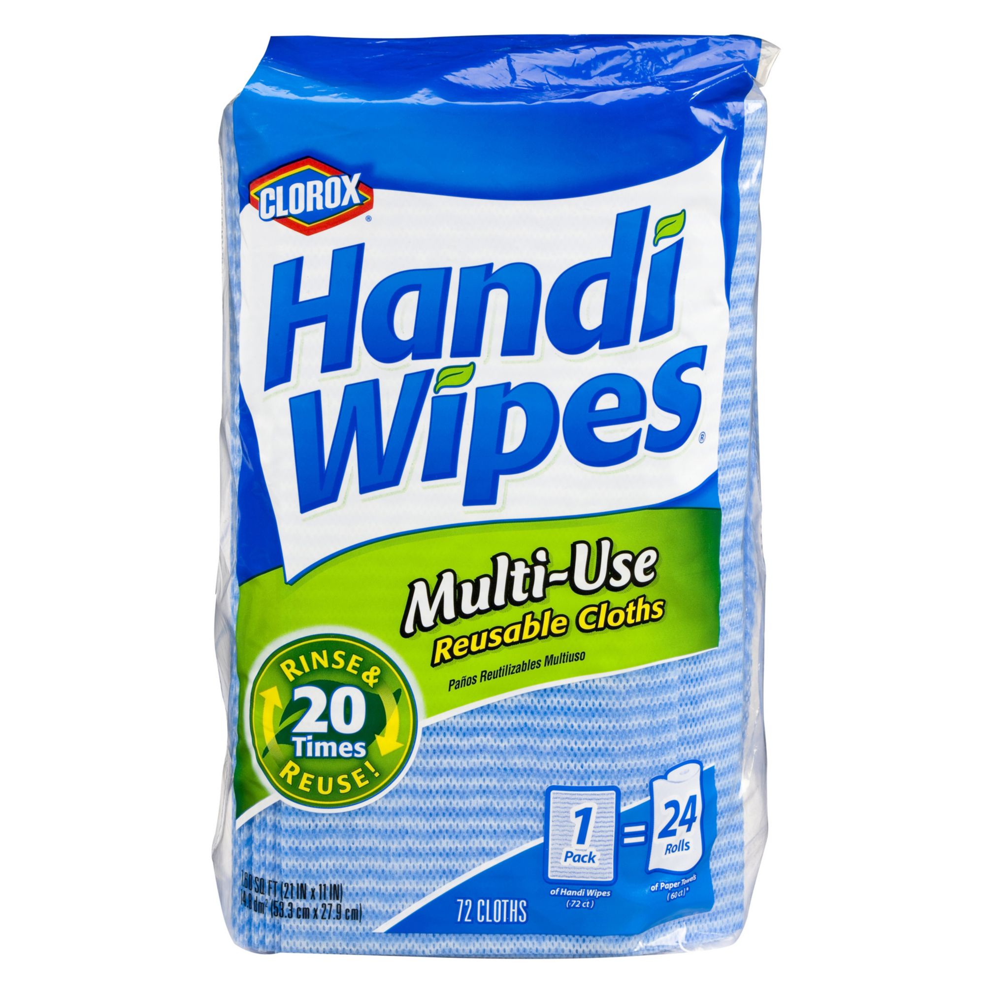 Clorox Handi Wipes Reusable Cloths, 72 Ct.