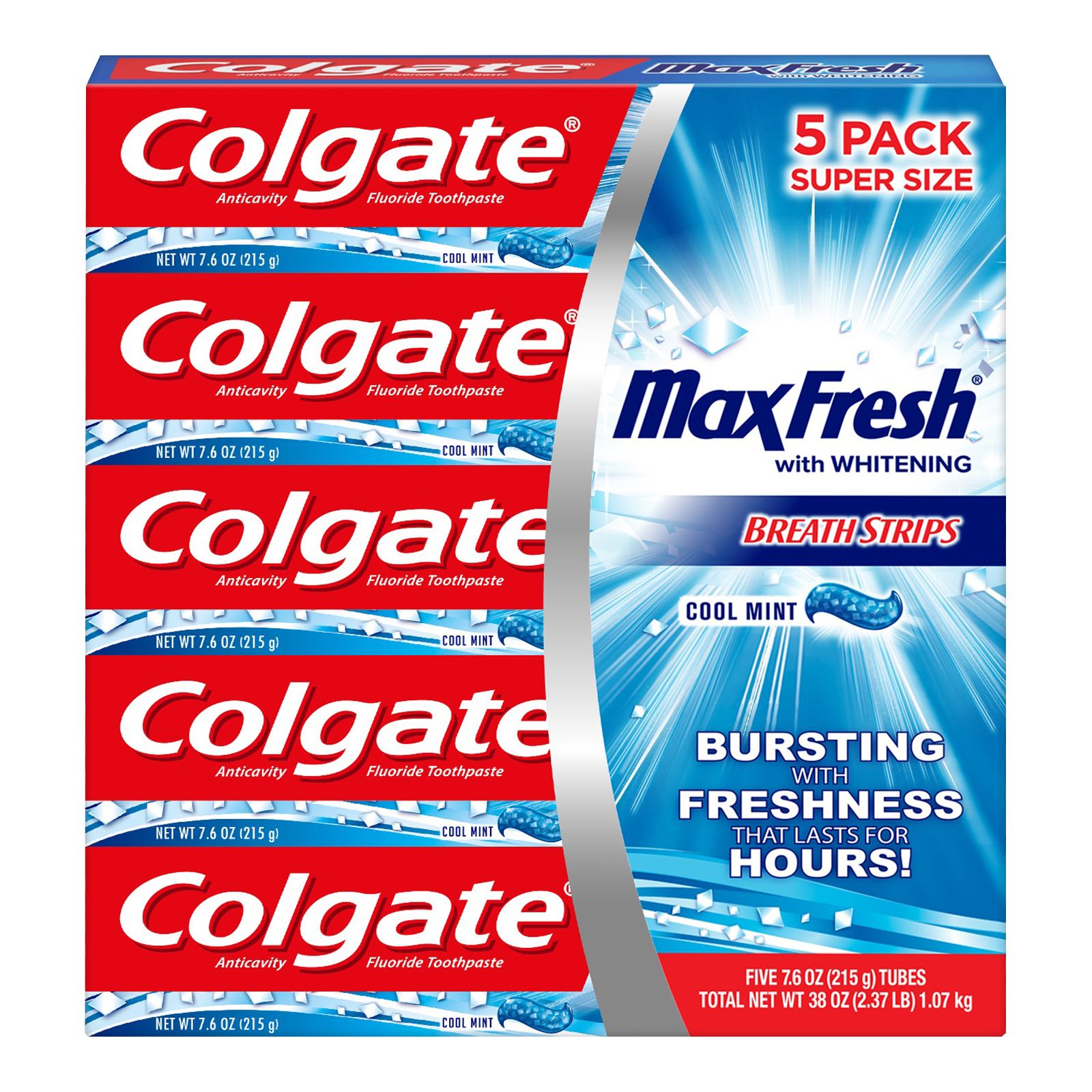 Colgate Max White Stain Guard Toothpaste 75ml, Savers