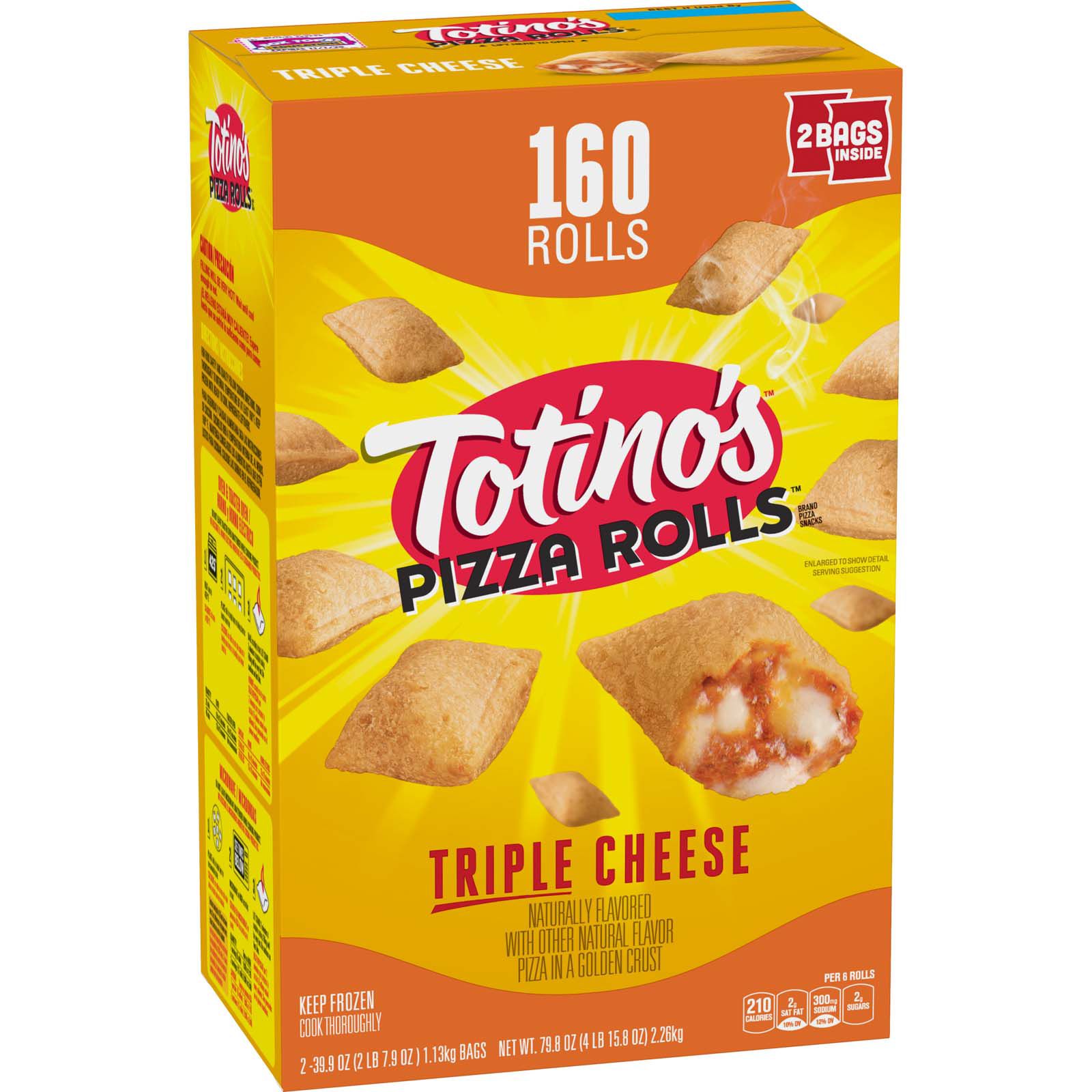 Totino's Triple Cheese Pizza Rolls, 160 ct./7.9 oz.