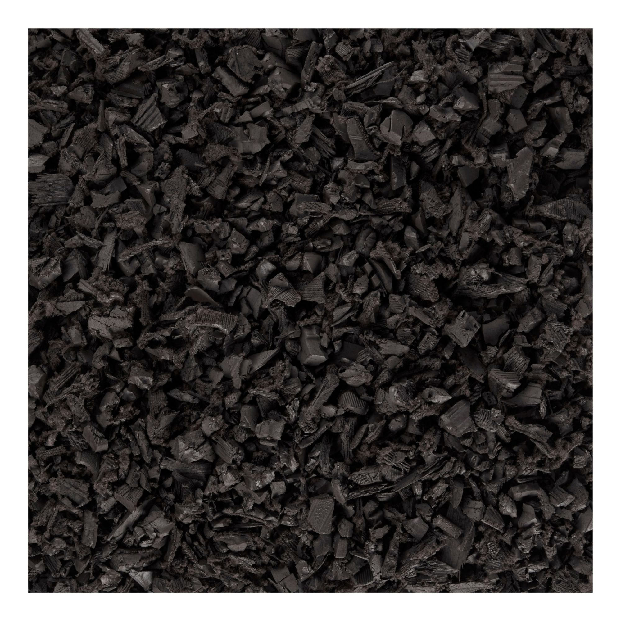 GroundSmart Rubber Mulch 25 Bags, Black