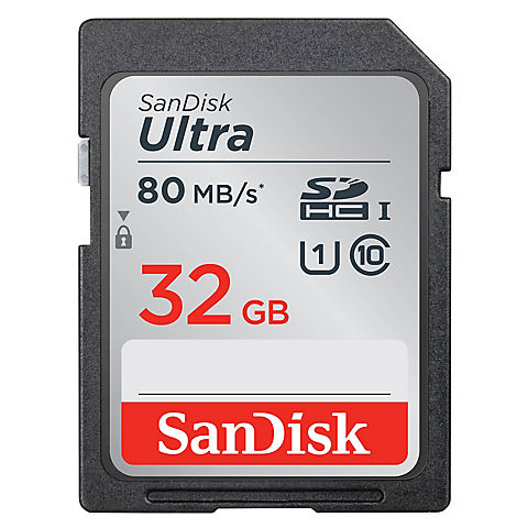 SanDisk Ultra 32GB Class 10 SDHC Card