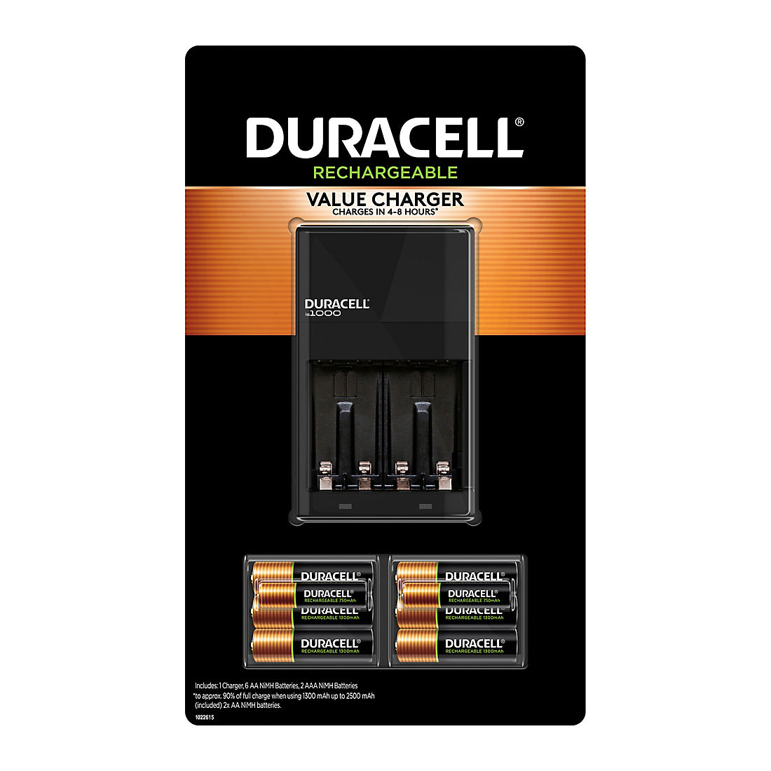 Duracell Charger with Batteries - BJs Club