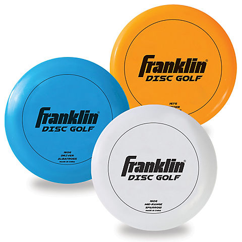 Franklin Sports Disc Golf 3-Pack