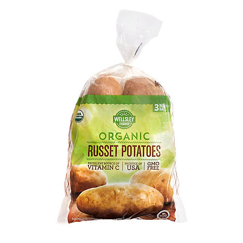 Wellsley Farms Organic Russet Potatoes, 3 lbs.