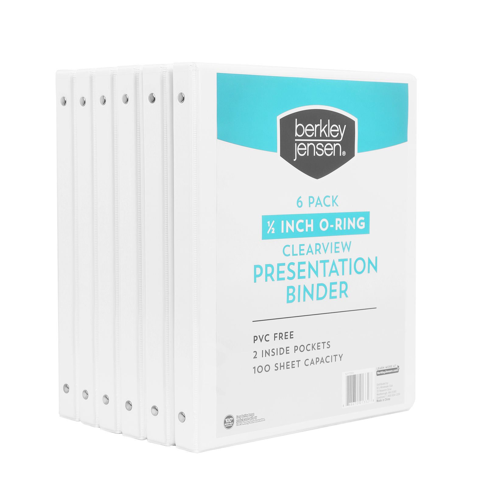 Berkley Jensen 1/2 Binder, 6 pk