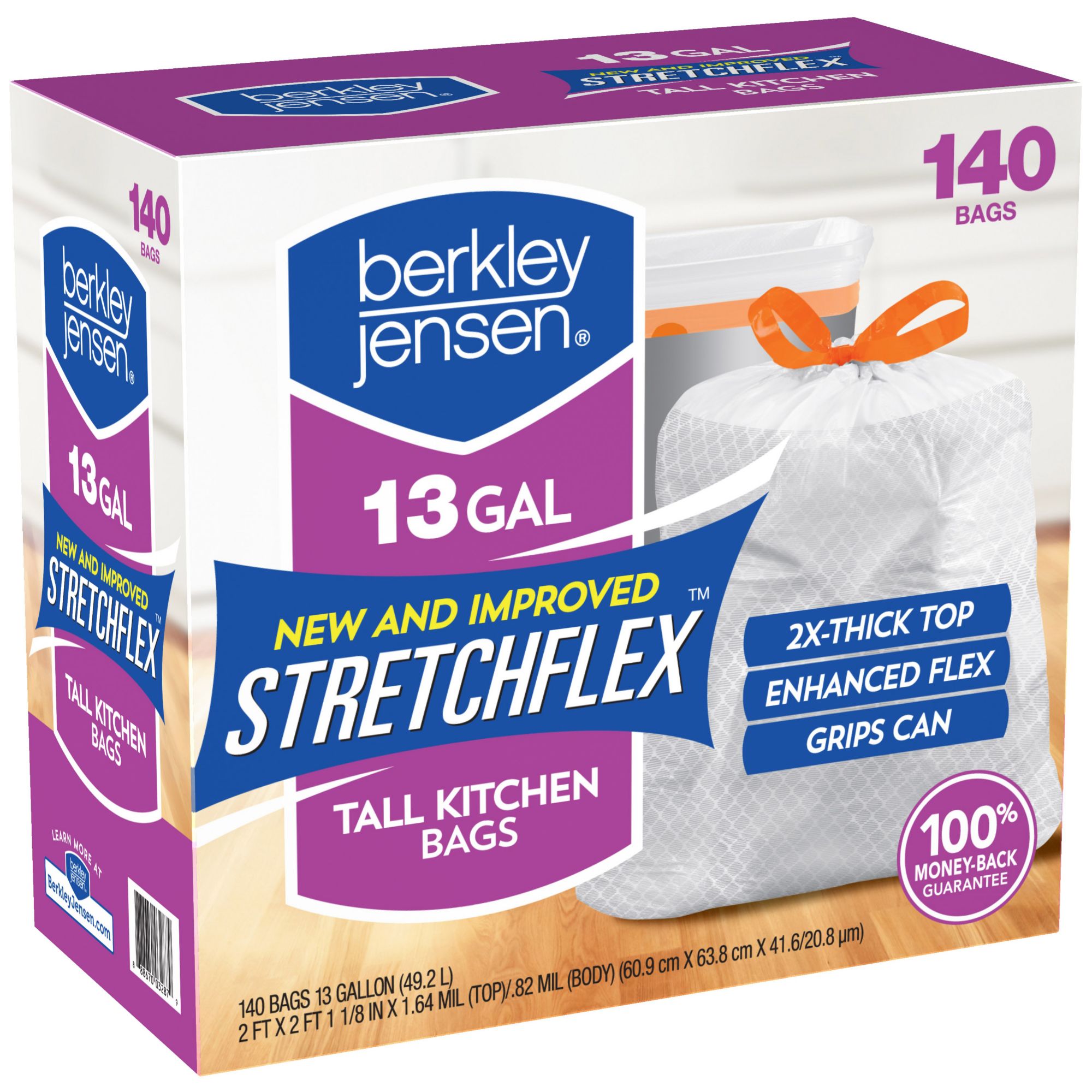 Berkley Jensen Kitchen Bags, 13 gal.