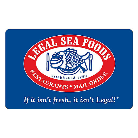 $50 Legal Sea Foods Gift Card with $10 Bonus Gift Card