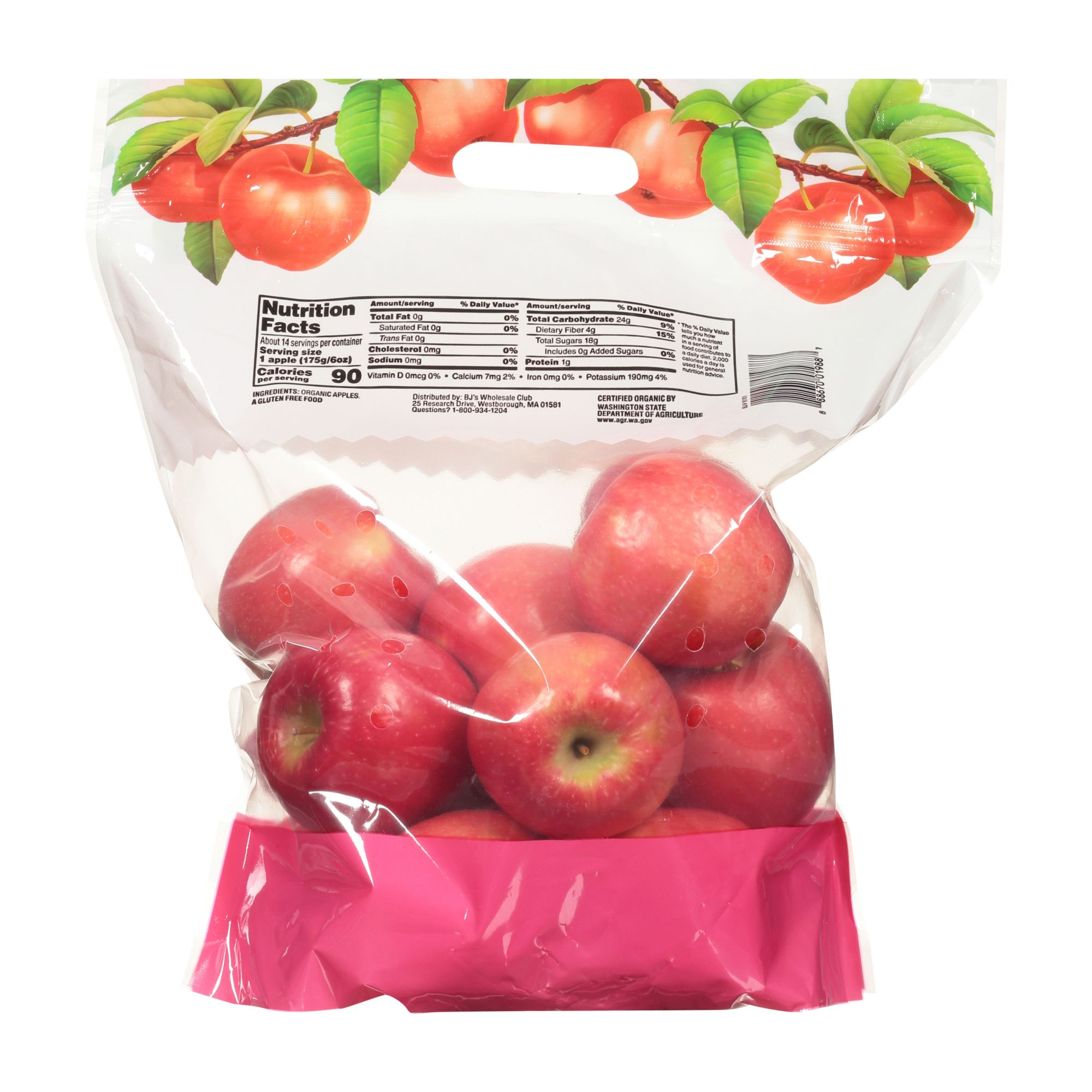 Wellsley Farms Organic Pink Lady Apples, 5 lbs.