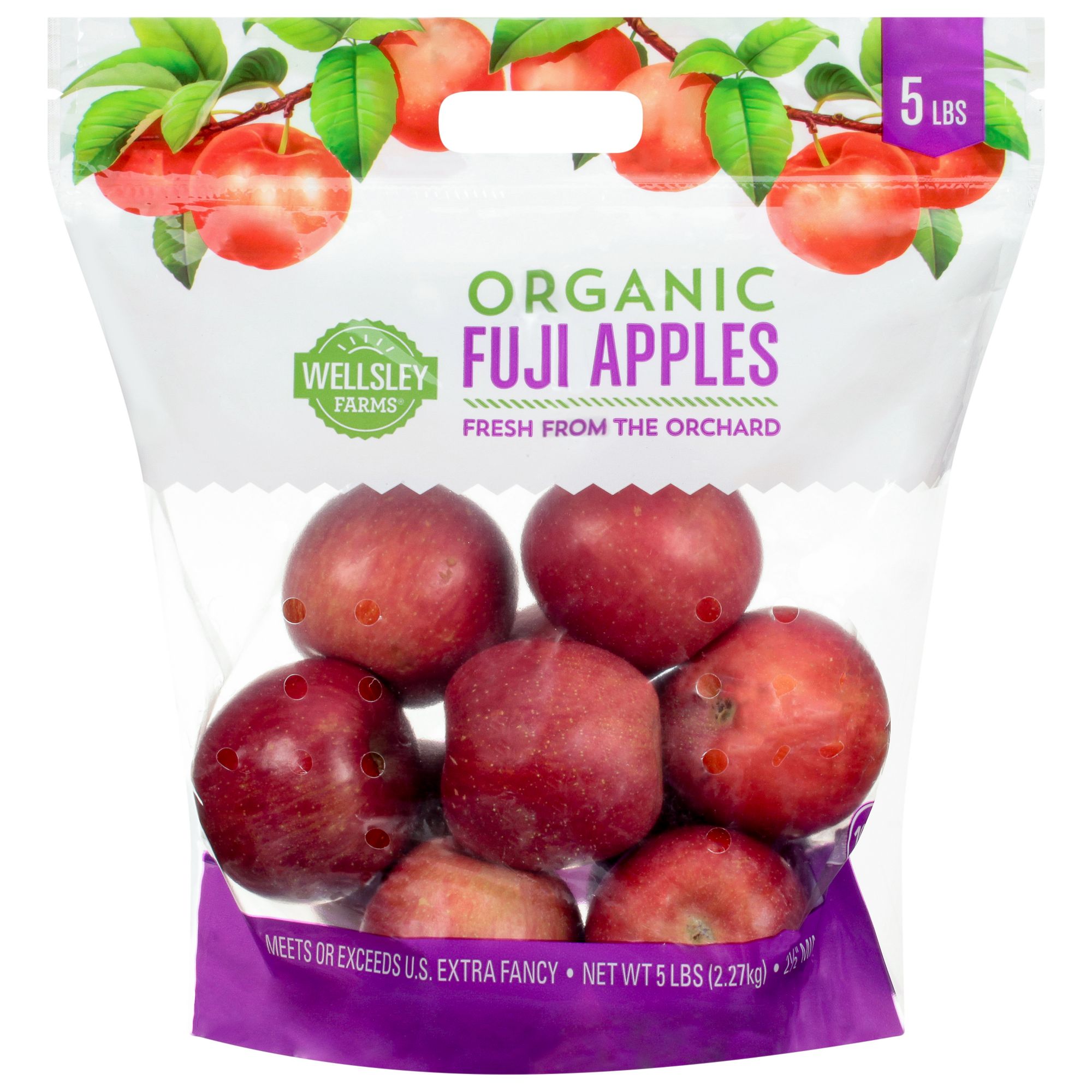 Organic Fuji Apples 3lb Bag