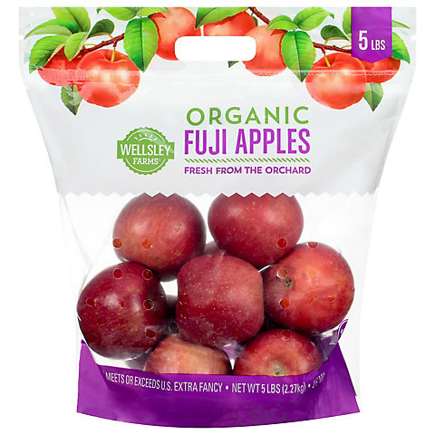 Wellsley Farms Organic Fuji Apples, 5 lbs.