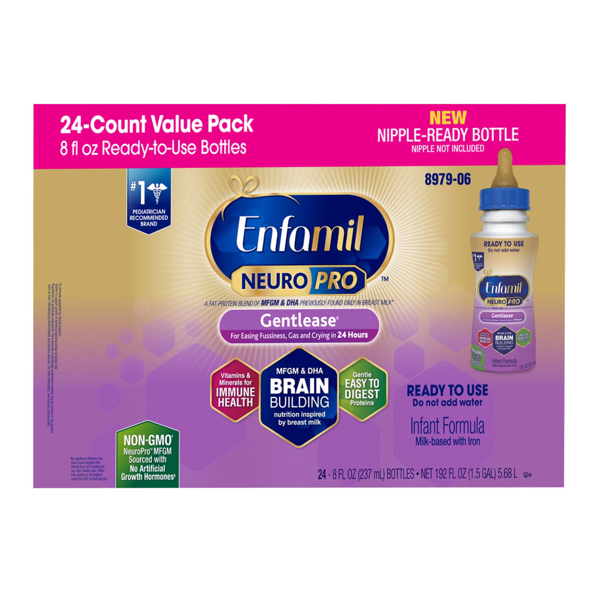 enfamil infant formula gentlease 8 oz