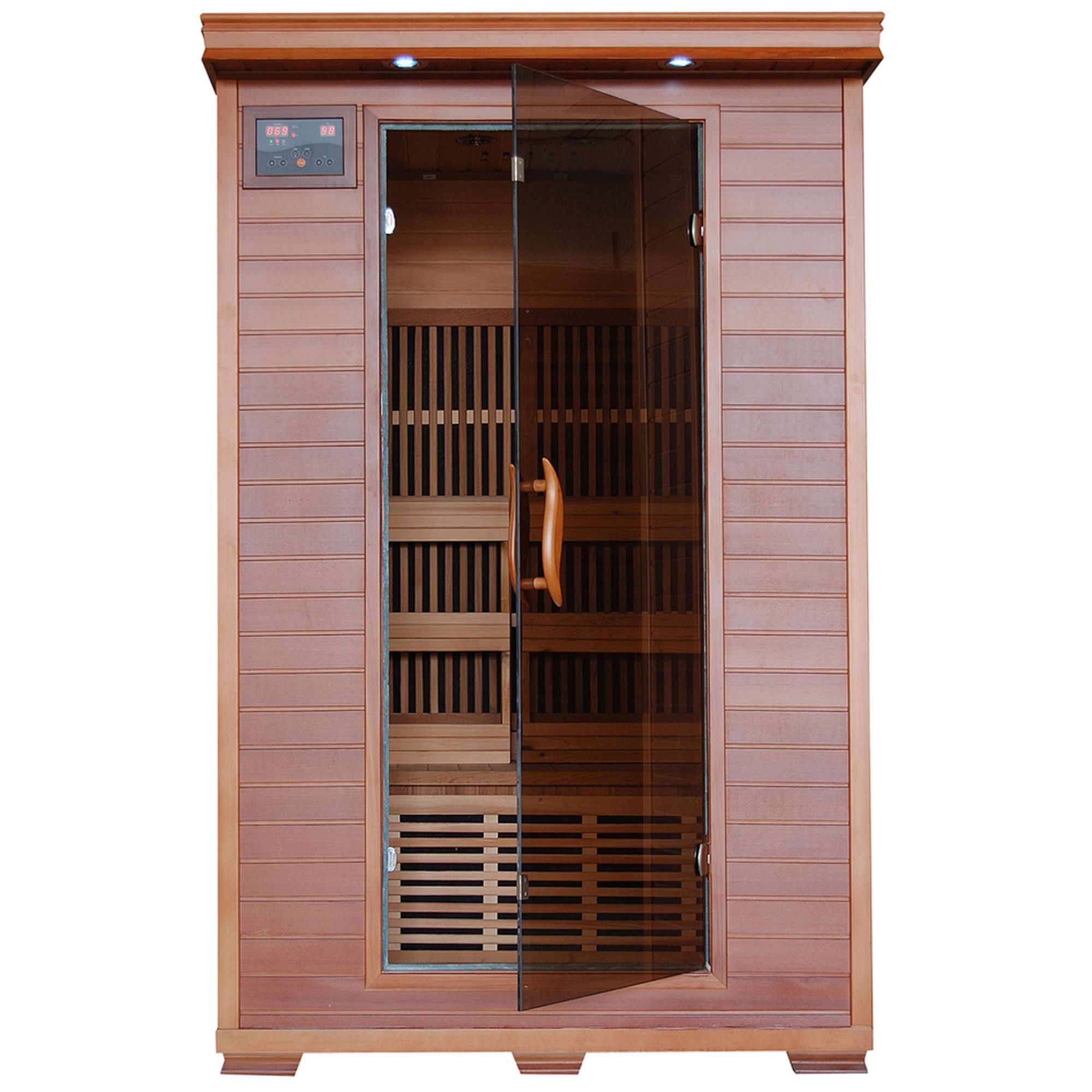 Radiant 2-Person Cedar Infrared Sauna with 6 Carbon Heaters - BJs Wholesale  Club