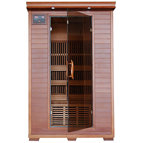 Radiant 2-Person Cedar Infrared Sauna with 6 Carbon Heaters