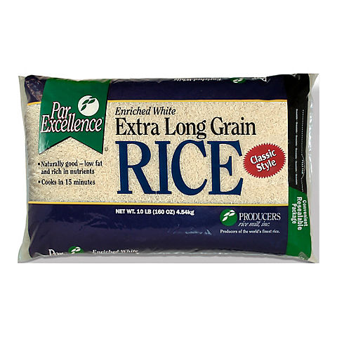 Producers Rice ParExcellence Premium Long Grain Rice, 10 lbs.