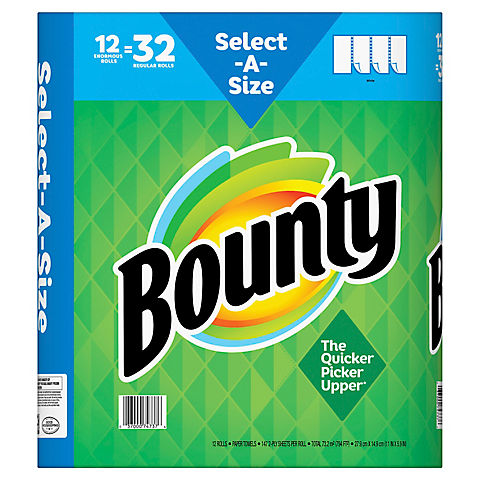 Bounty Select-A-Size Enormous Paper Towels, 12 pk.
