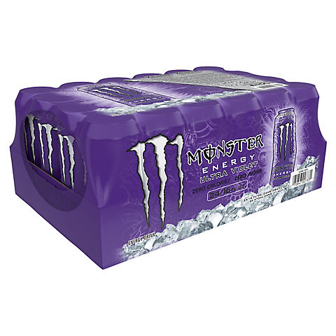 Monster Ultra Violet Energy Drink, 24 pk.