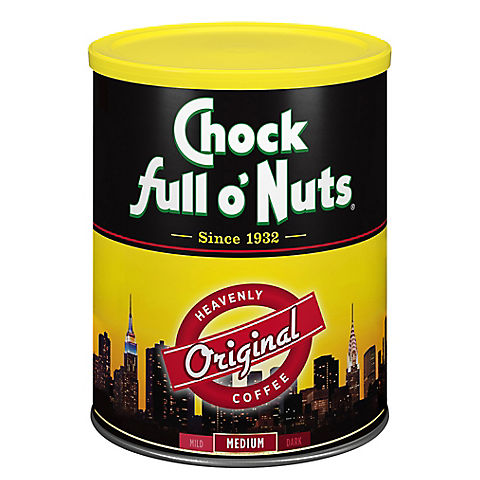 Chock Full O'Nuts Original Blend Ground Coffee, 3 lbs.