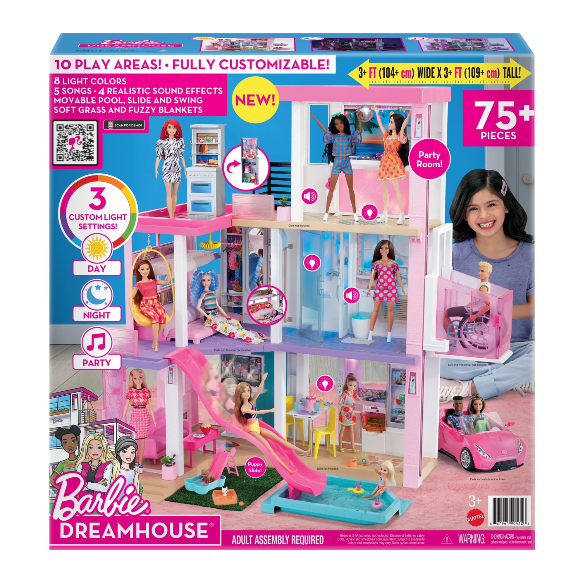 Download Barbie Dreamhouse Dollhouse Bjs Wholesale Club