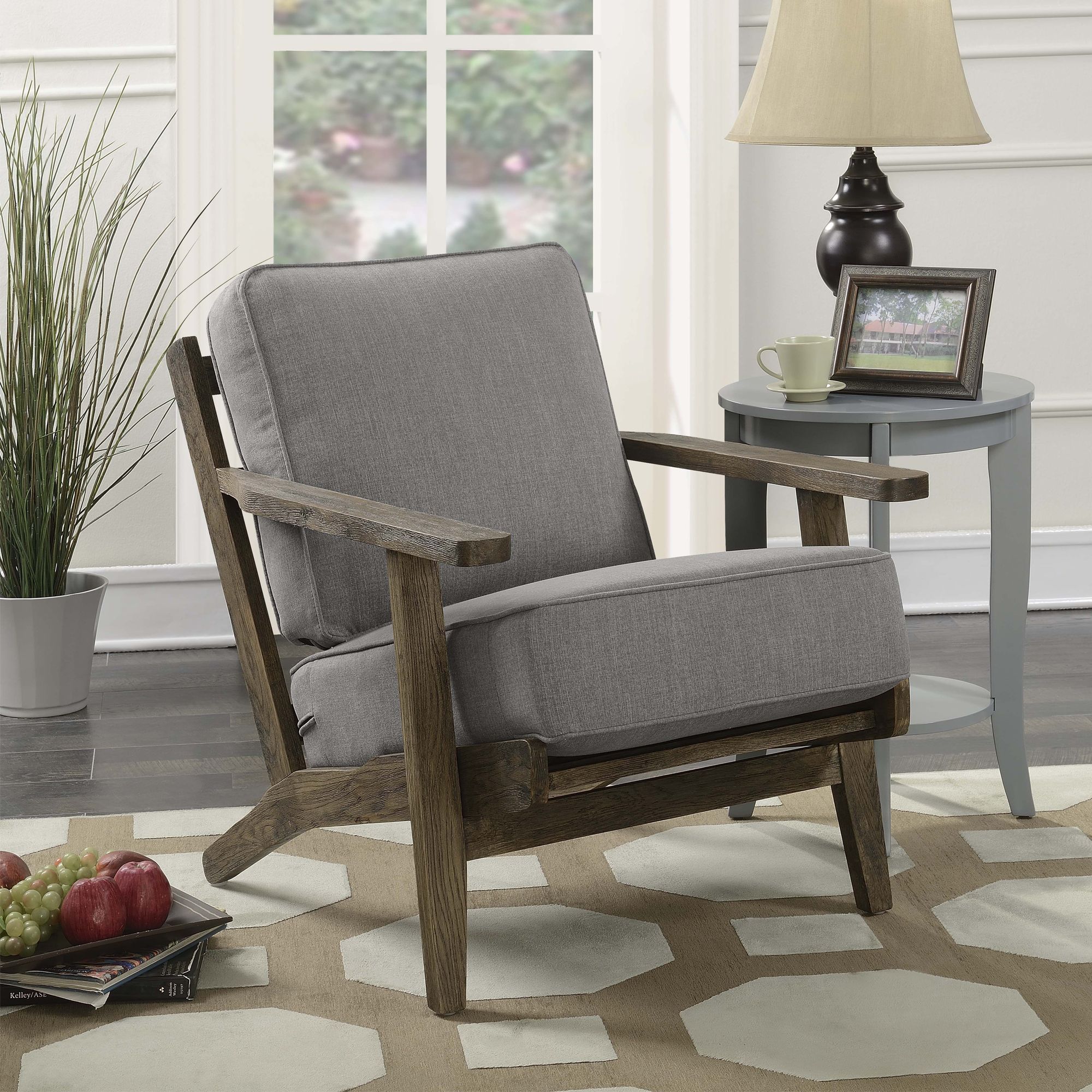 Picket House Furnishings Mercer Accent Chair Light Wood Slate