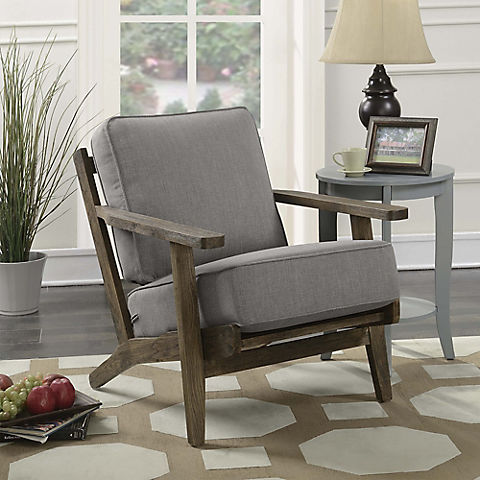 Picket House Furnishings Mercer Accent Chair - Light Wood/Slate
