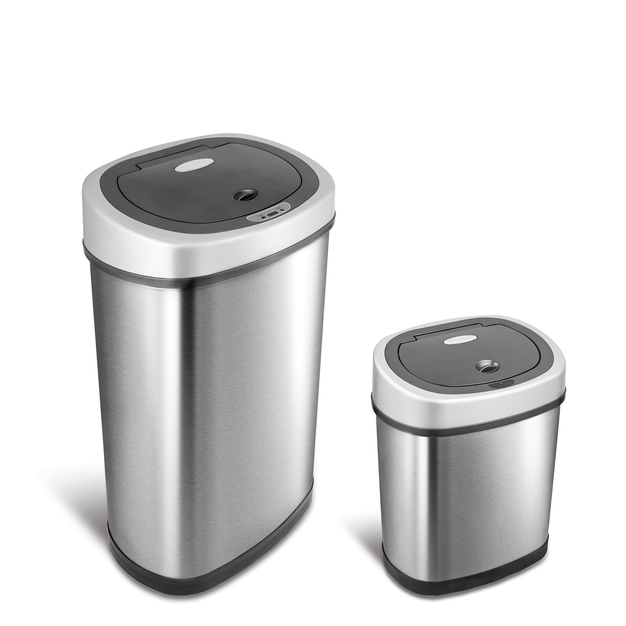 Automatic Trash Can, 13 Gallon Kitchen Trash Can, Touchfree Garbage Cans  for Kitchen, Stainless Steel Trash Can with Lid, Tall Motion Sensor Trash