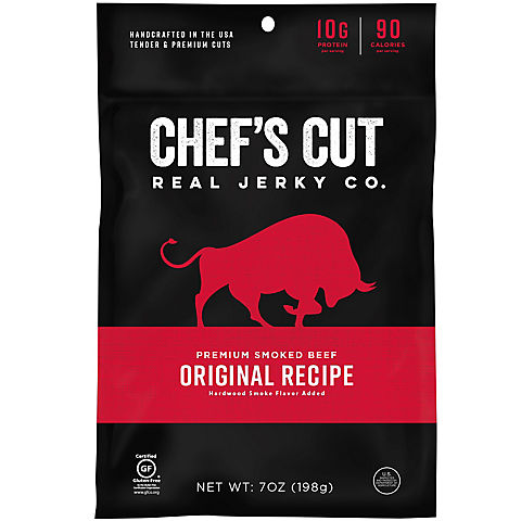 Chef's Cut Real Jerky Co. Original Recipe Smoked Beef, 7 oz.
