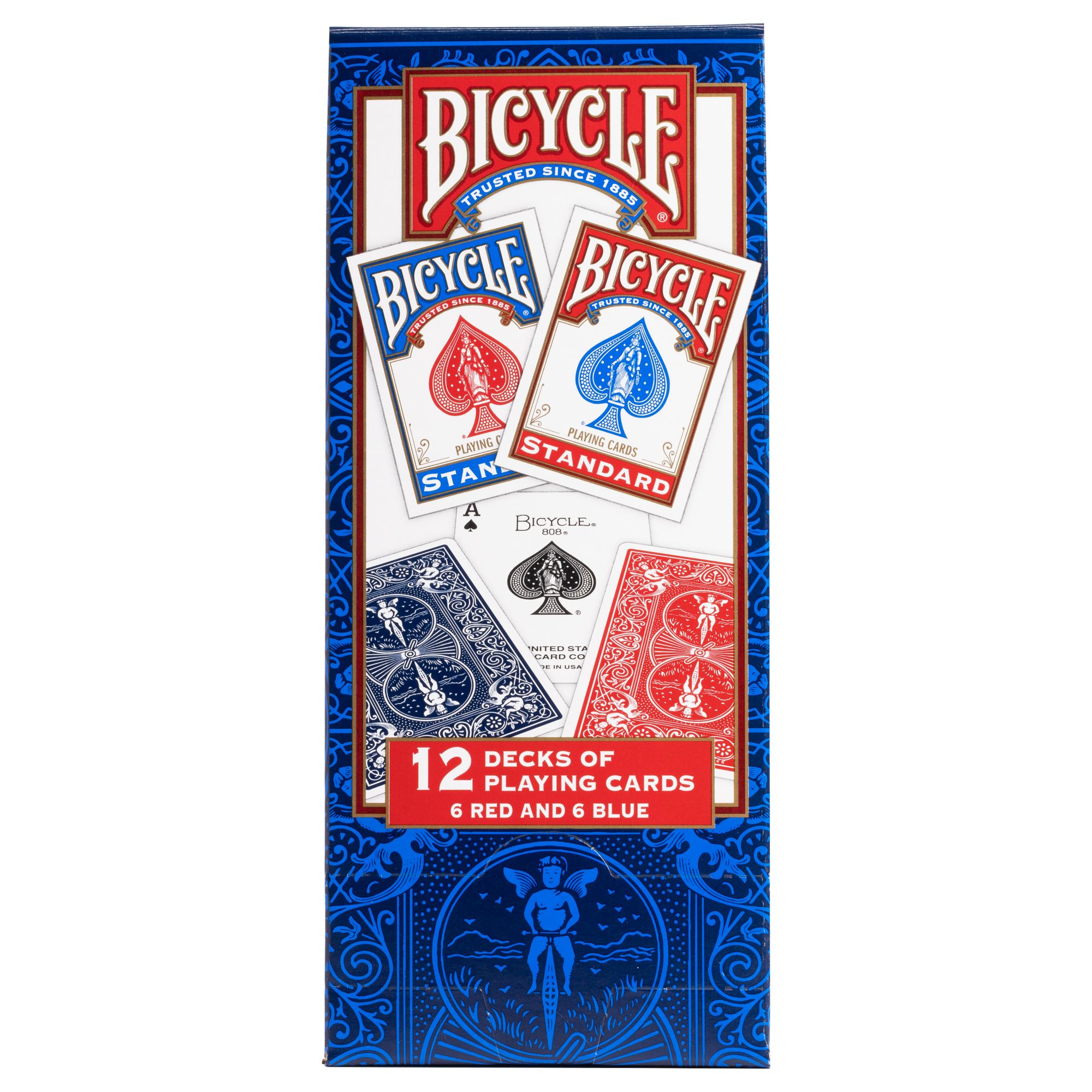 Red bicycle playing discount cards