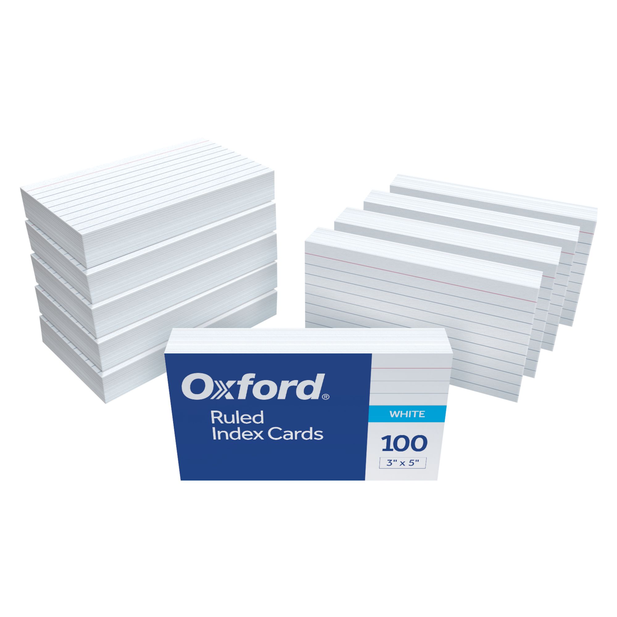 Jot White Ruled Index Cards, 125-ct.