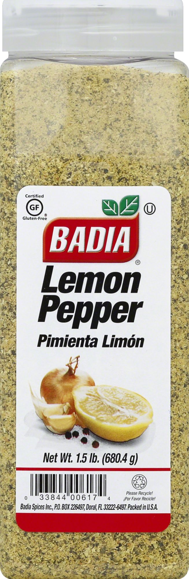 LEMON PEPPER BLEND - Low Sodium. The raw ingredients are: 50% Single-O –  Fennon's House of Spice