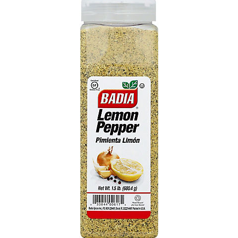 Badia Lemon Pepper, 24 oz.