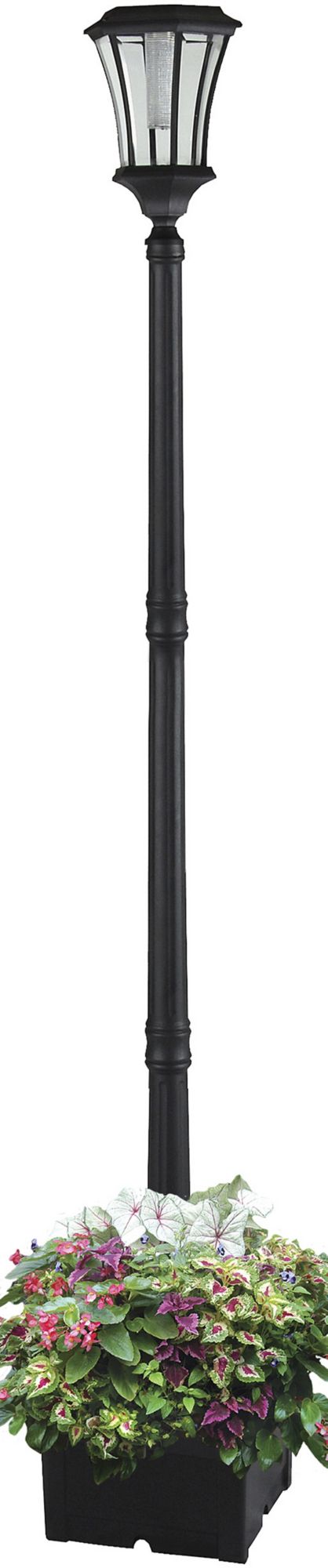 Super Bright LED Outdoor Black Coach Lantern Post Top Light