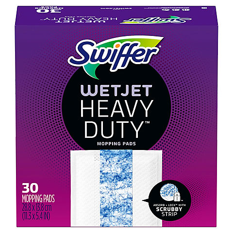 Swiffer WetJet Hardwood Floor Spray Mop Pad Refill Extra Power, 30 ct.