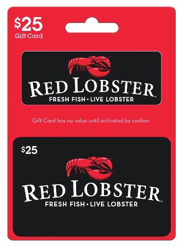 krigerisk Manhattan etage $25 Red Lobster Gift Card - BJs Wholesale Club