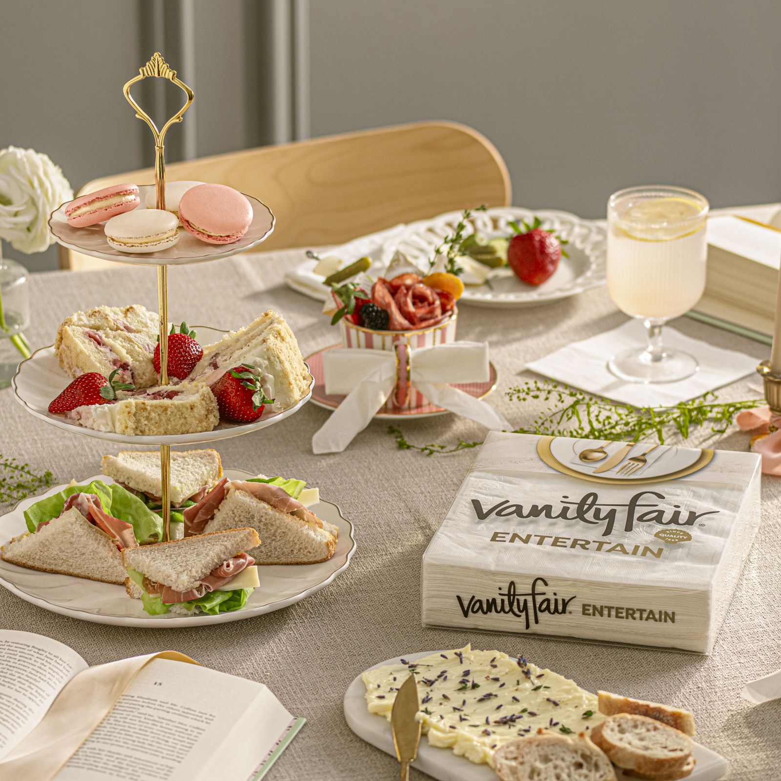 Vanity Fair Entertain Paper Napkins, 240 ct.