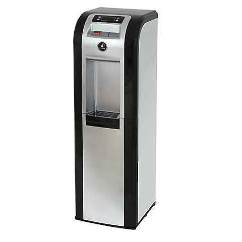 Vitapur Freestanding Bottom-Loading Water Dispenser - Black/Stainless Steel