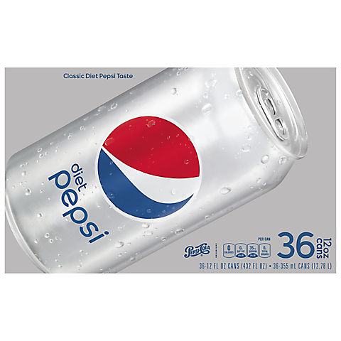 Diet Pepsi Cans, 36 pk./12 oz. cans
