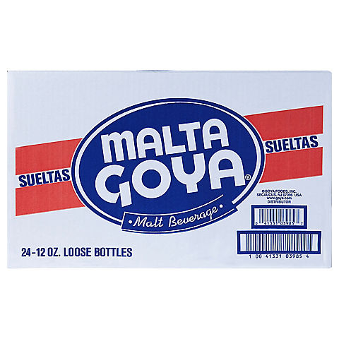 Goya Malta Beverage Bottles, 24 ct./12 oz.