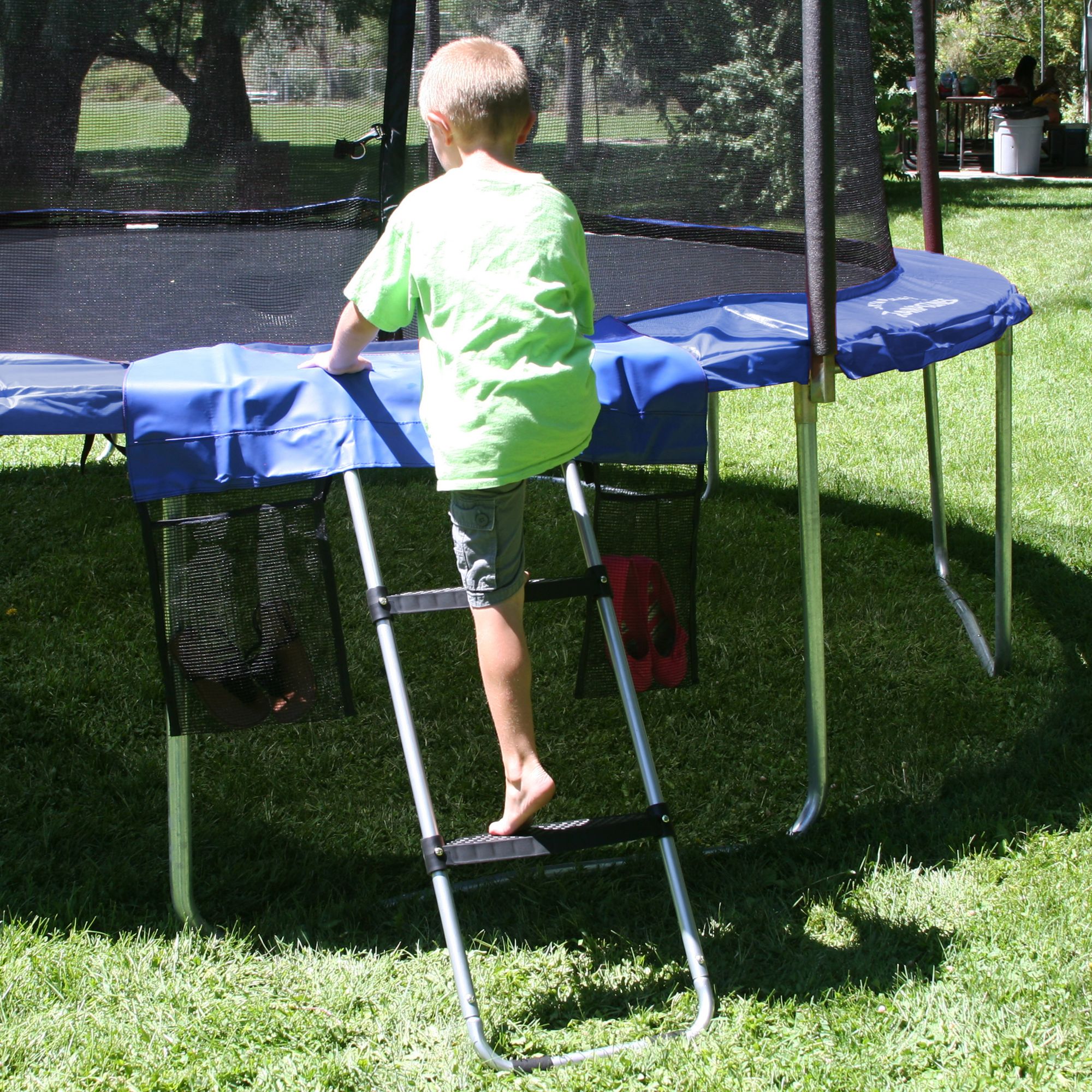 Trampoline accessory clearance kit