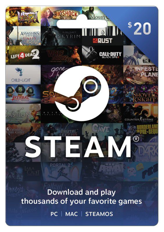 Gift Card Steam 100 reais - Envio Digital - Gift Card Online