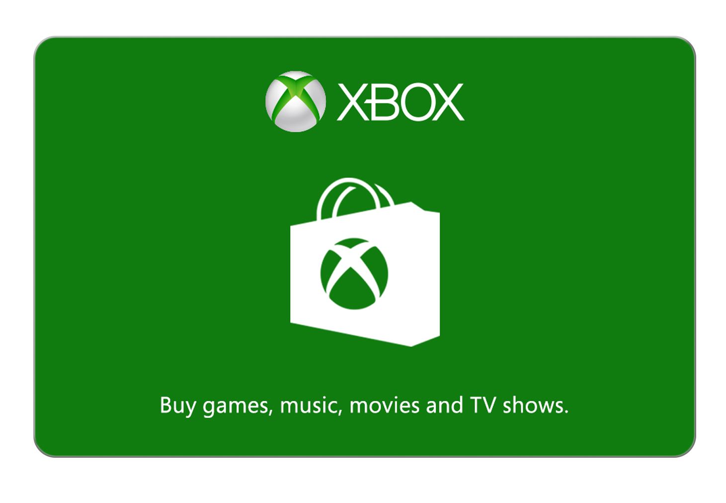 xbox one microsoft gift card